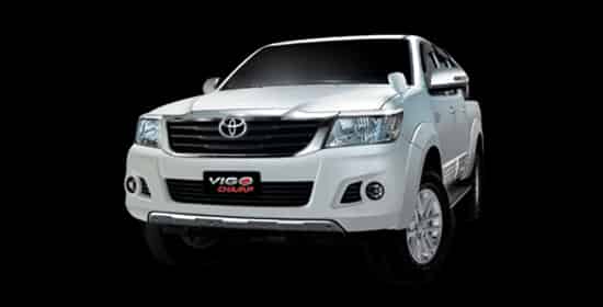 รถเช่าลำปาง Toyota Hilux Vigo กระบะยกสูง สภาพดี ราคาถูก